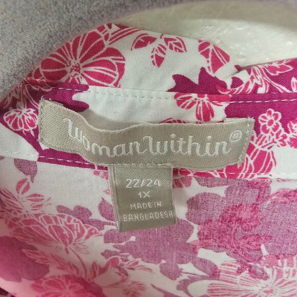 Roaman's Button Down Shirt Assorted Tops 4 Pieces Set Women's Plus Long Sleeve - Picture 9 of 9